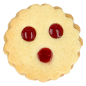 Preview: Linzer Cookie Cutter - 3-holes